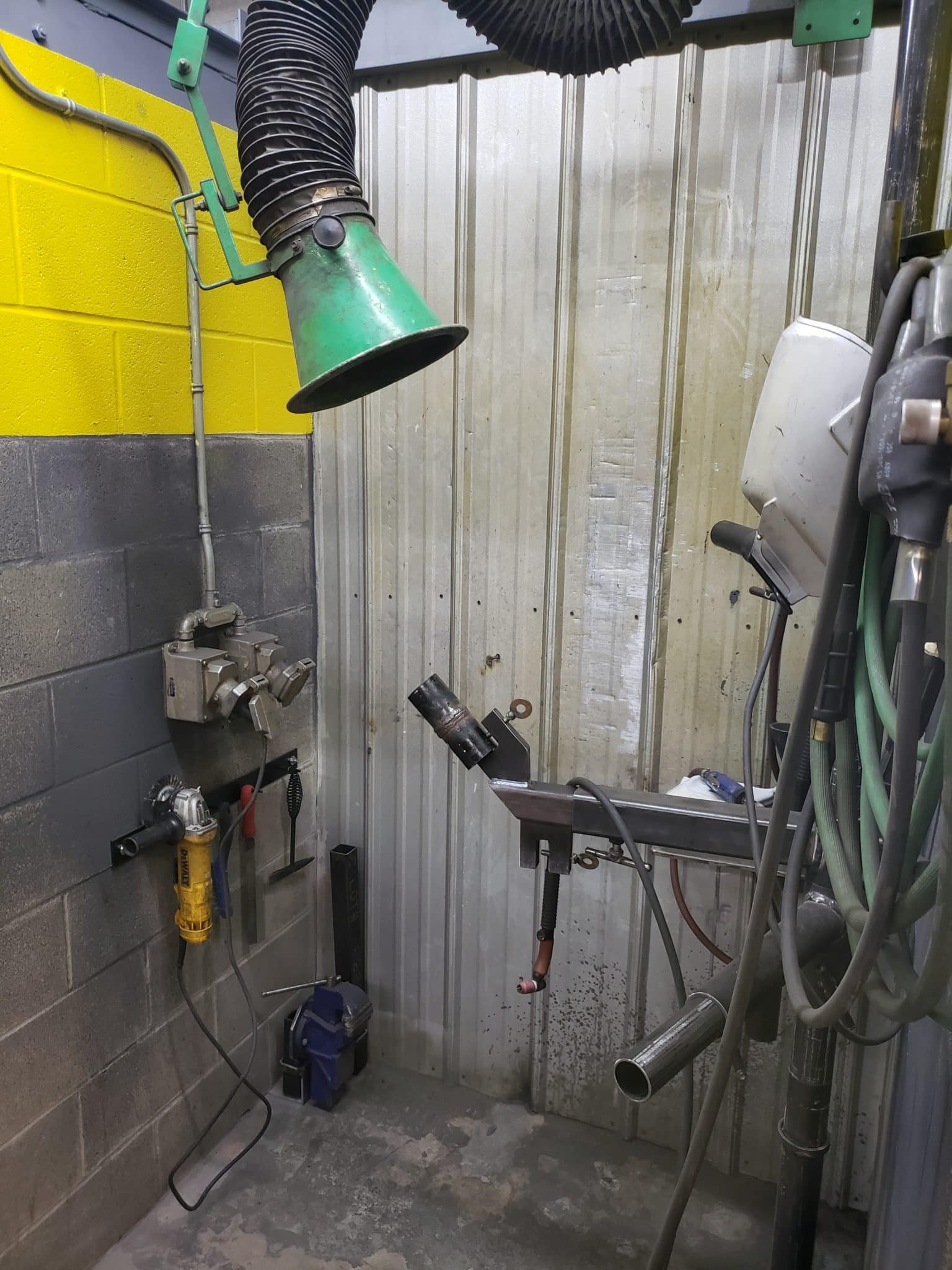 2020 welding booth makeover Ready Arc Training and Testing